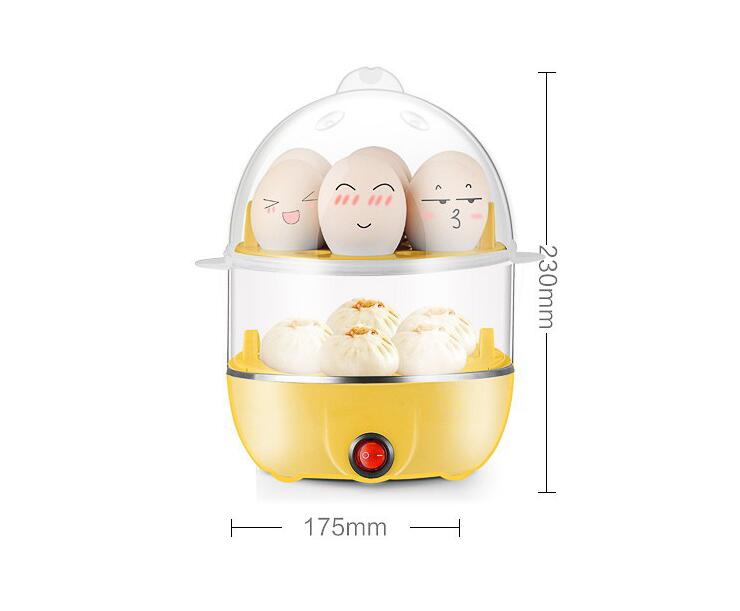 Multi-functional Egg Steamer Egg Boiler Double-layer Household Boiled Egg Fantastic Product Steamed Egg Mini Stainless Steel Breakfast Machine Cross-border